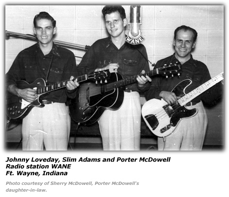Johnny Loveday, Slim Adams and Porter McDowell - WANE