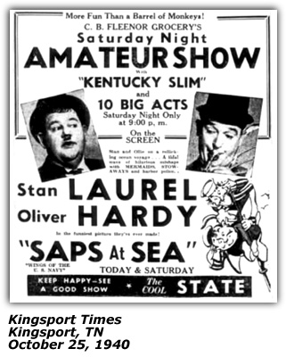 Promo Ad - January 1951 - Kentucky Mountain Barn Dance - Kentucky Slim - Woodland Auditorium - Lexington, KY