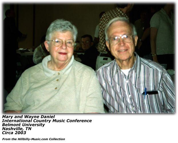 International Country Music Conference June 2003; Mary and Wayne W. Daniel