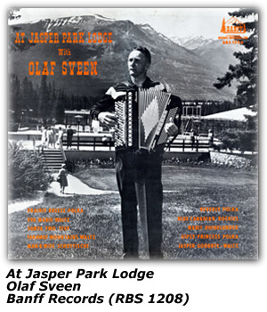 Album Cover - At Jasper Park Lodge - Olaf Sveen - Banff RBS 1208
