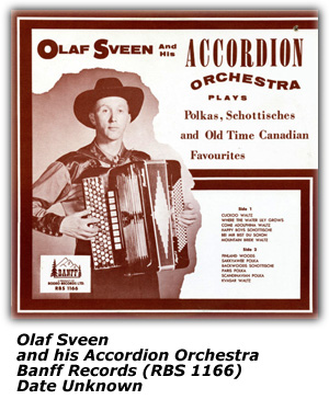 Album Cover - Olaf Sveen and his Accordion Orchestra - Banff RBS 1166