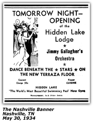 WSM Radio Log - June 2, 1934 - Palace Hotel Orchestra - Grand Ole Opry