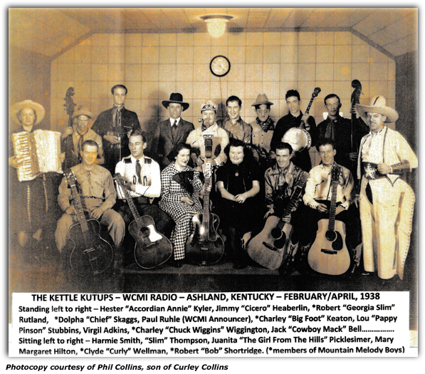 The Kettle Kutups - WCMI Radio - Ashland KY - February - April 1938